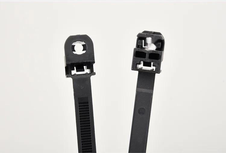 20 buah pengikat kabel mobil nilon hitam tali kabel otomatis mobil Push Mount pengikat kawat penahan klip penjepit tahan air