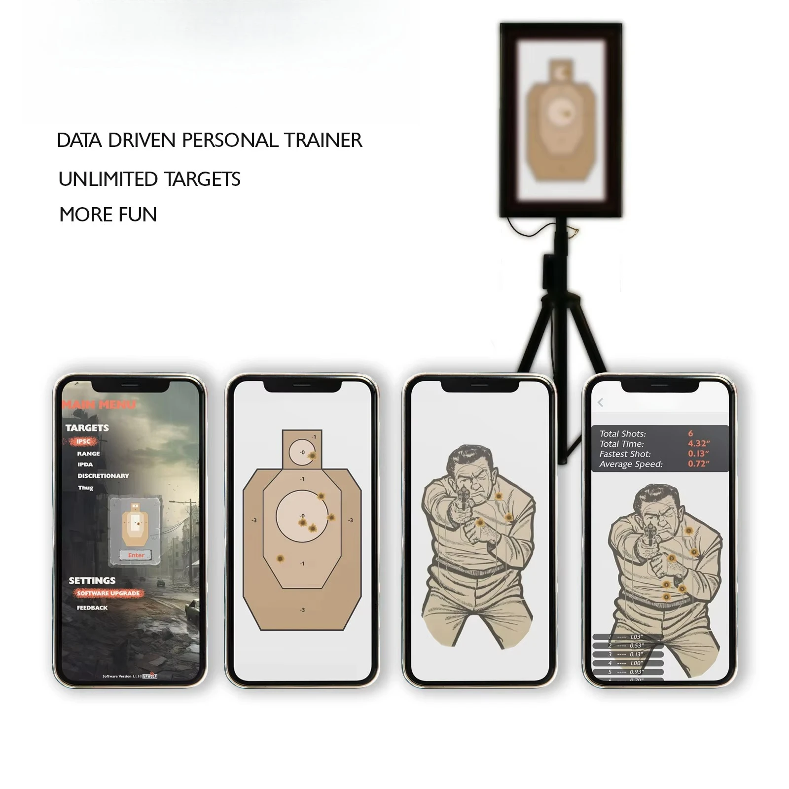 الهدف الذكي المحمول لمدرب الرماية المنزلي الهدف التفاعلي لبيليه BB