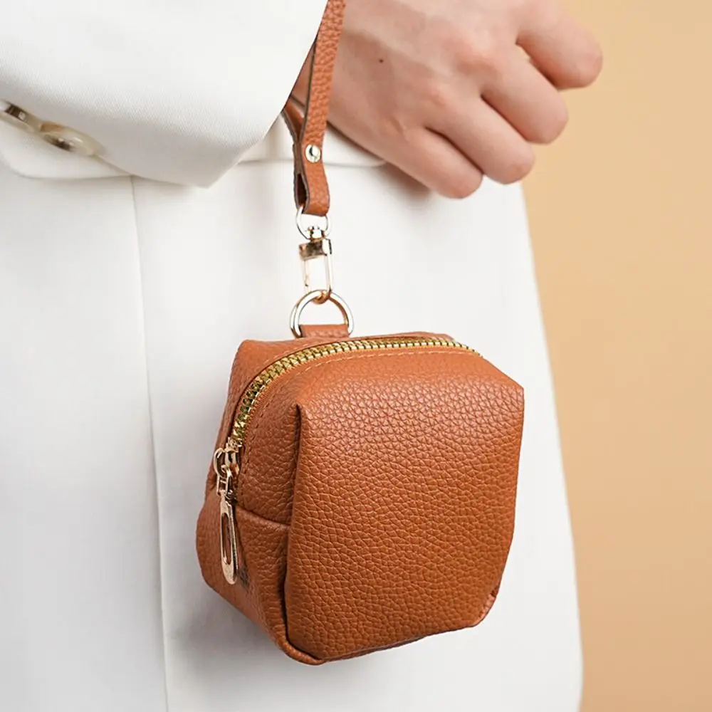 Neue Weiche PU Leder Geldbörse Tragbare Mini Ändern Brieftasche Clutch Tasche Platz Lippenstift Lagerung Tasche Frauen Zipper Kleine Brieftasche
