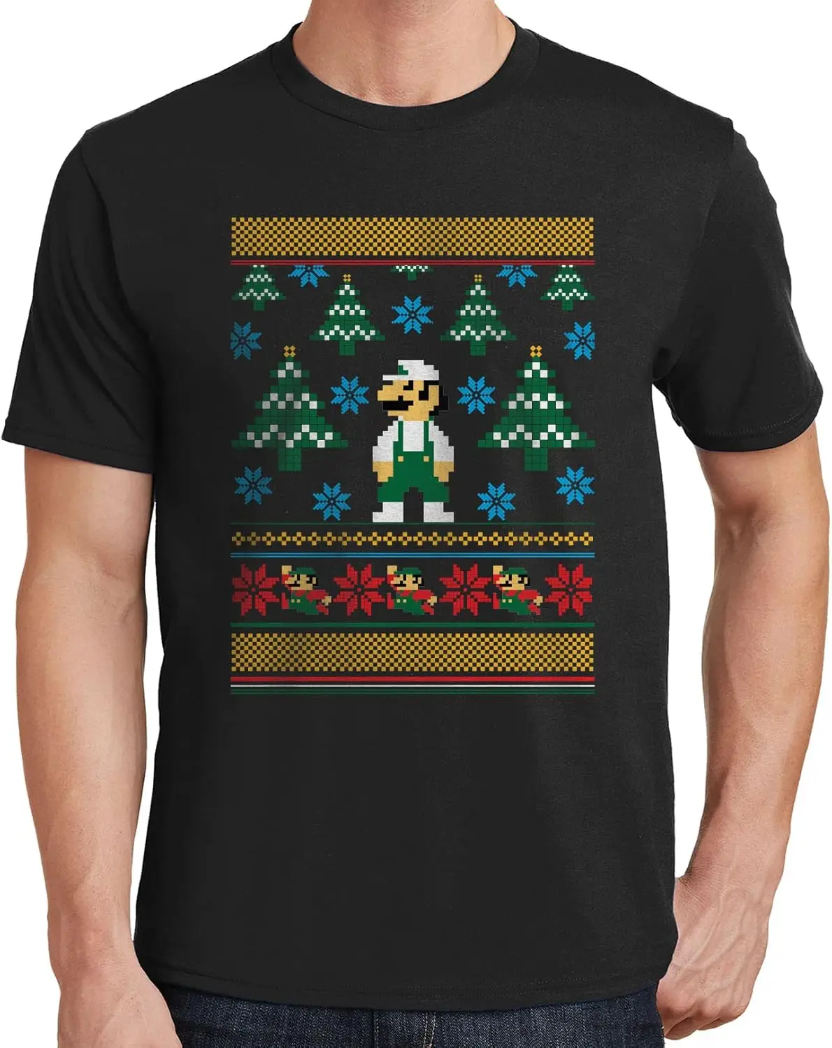 Luigi Ugly Christmas Sweater T-Shirt