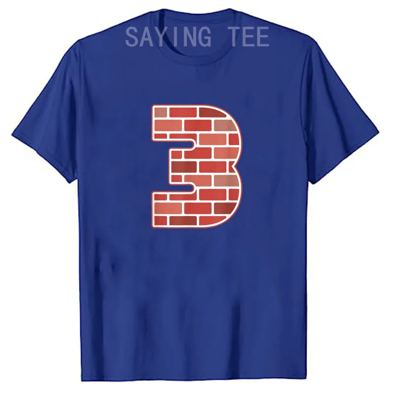 Three Little Pigs 1,2,3 Halloween Group Costume Kids Adults T-Shirt Letters Printed Graphic Outfit Short Sleeve Saying Tee Gifts