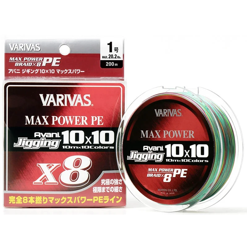 VARIVAS 300M Avani Jigging PE Linha 10x10 para Atún Marlin Snapper Jigging Pesca offshore em mar profundo