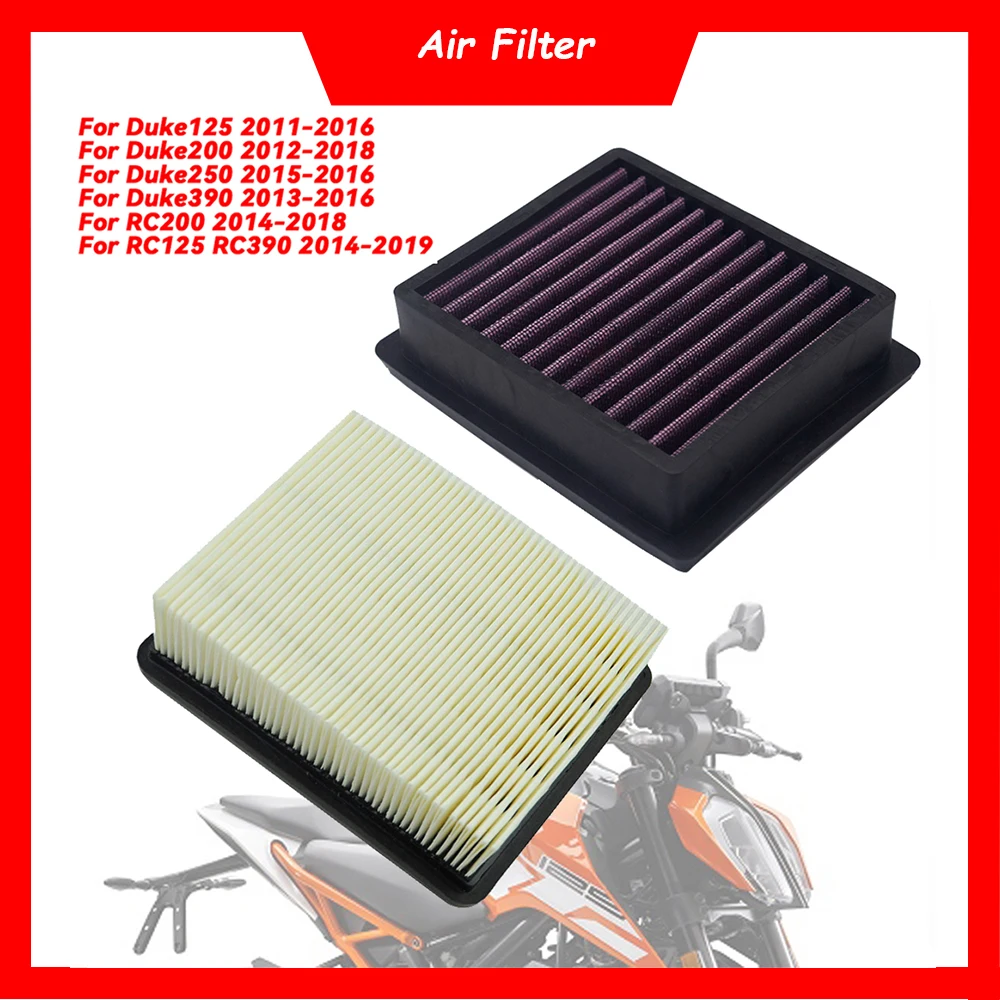 

Motorcycle Engine Air Filter Cleaner Air Intake Filter Element For KTM Duke125 Duke200 Duke250 Duke390 RC125 RC200 RC390