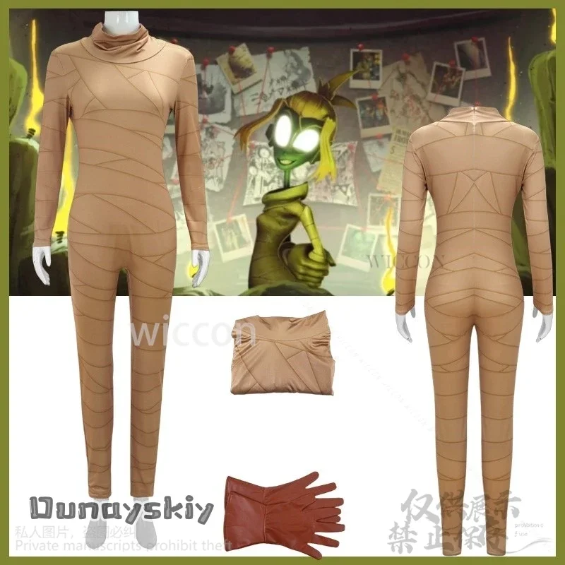 

CosplayAnime The Gaslightt Districtt Cosplay Mel Costume Sexy Mummy Bandages Jumpsuit Bodysuit Jirai Kei Girls Halloween Cos Cus