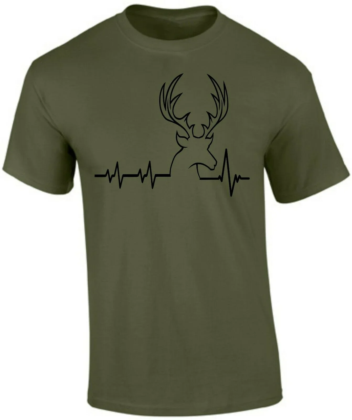 Hunter TShirt Hunter Hunting Weapon Hunter Gift Deer Hunt Men's 100% Cotton Casual T-shirts Loose Top Size S-5XL Short Sleeve