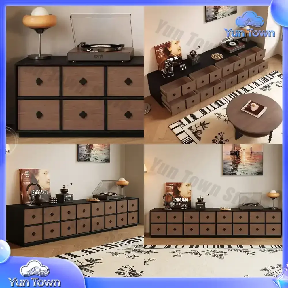 Wooden Luxury Vintage Tv Stands Design Extended Entertainment Center Tv Stands Lowboard Console Mueble Para Televisor