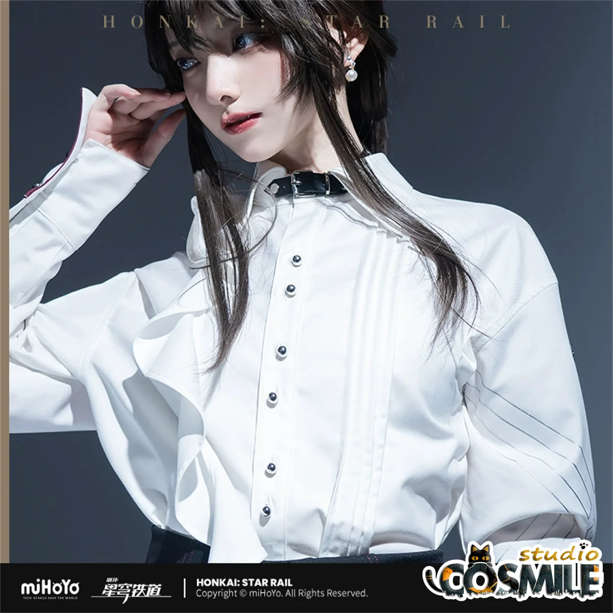 

Official Original Honkai: Star Rail Game Kafka カフカ 카프카 Shirt Man Woman Unisex Fashion Cosplay Prop Dec