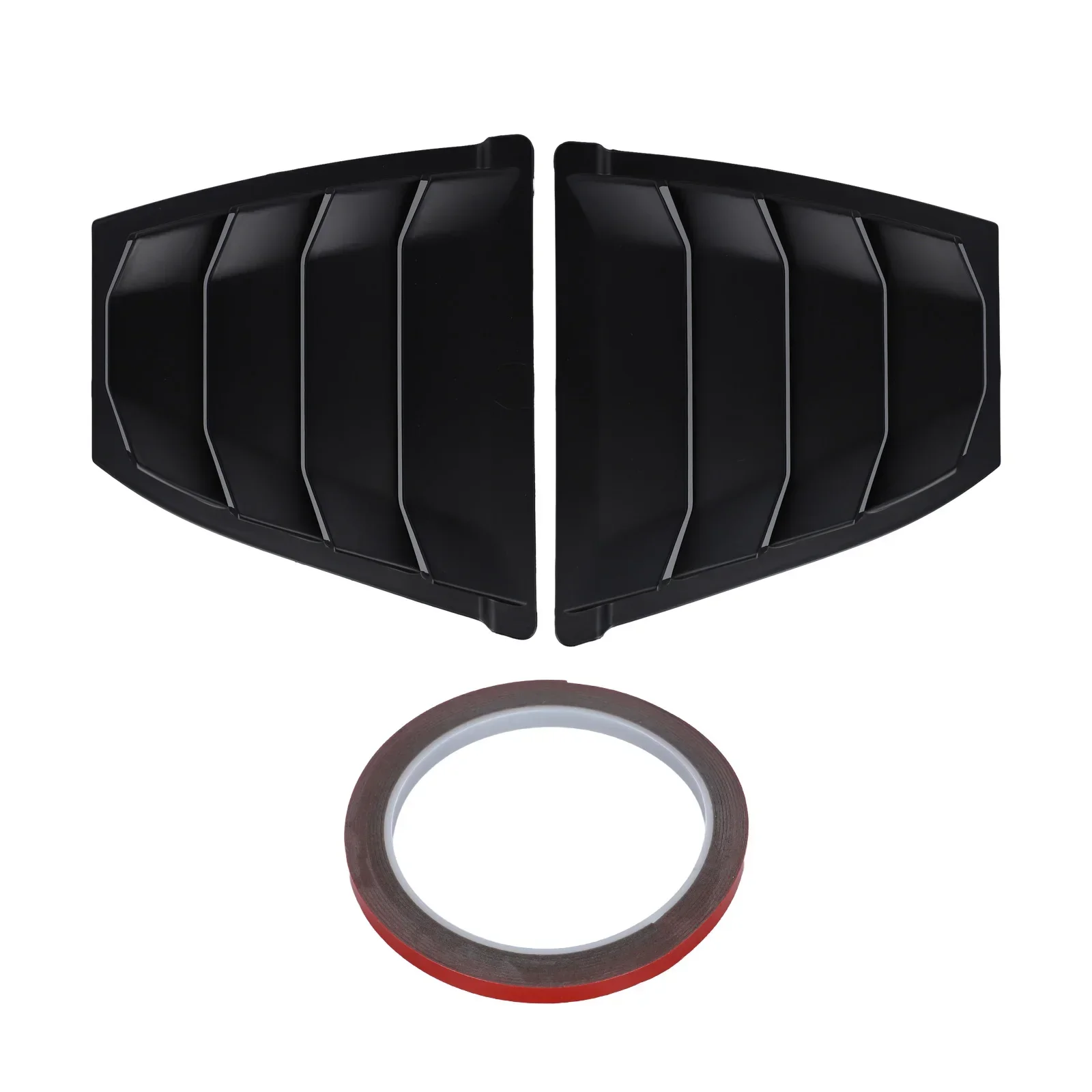 Rear Door Glass Louver Cover Trim Compatible with For Mazda 3 Axela 2014 to 2018 Automotive Exterior Accessory