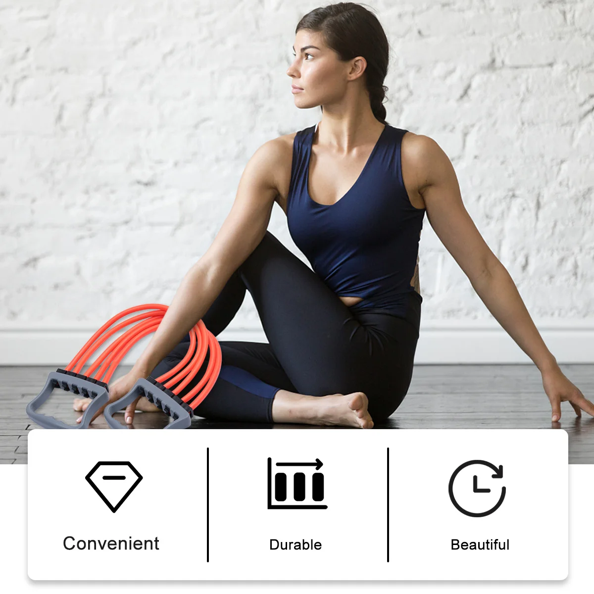 

Chest Expander Adjustable Spring Exerciser Dual Purpose Expander for Pectoral Muscle Training Home Office Exercise Equipment