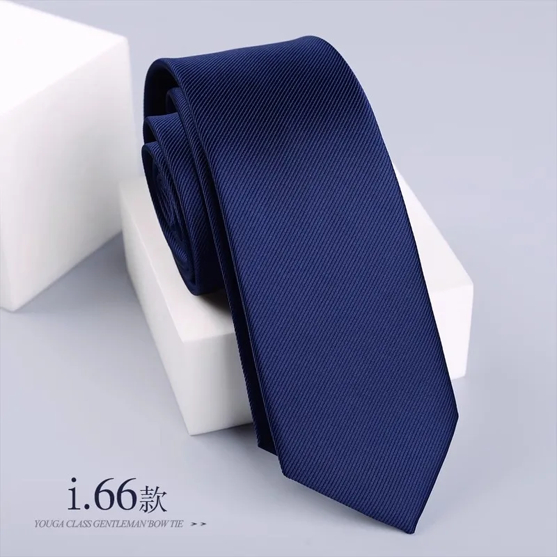 New 6CM Tie Male Student Casual Formal Dress Professional Suit Korean Version Shirt Hand Striped Work Retro