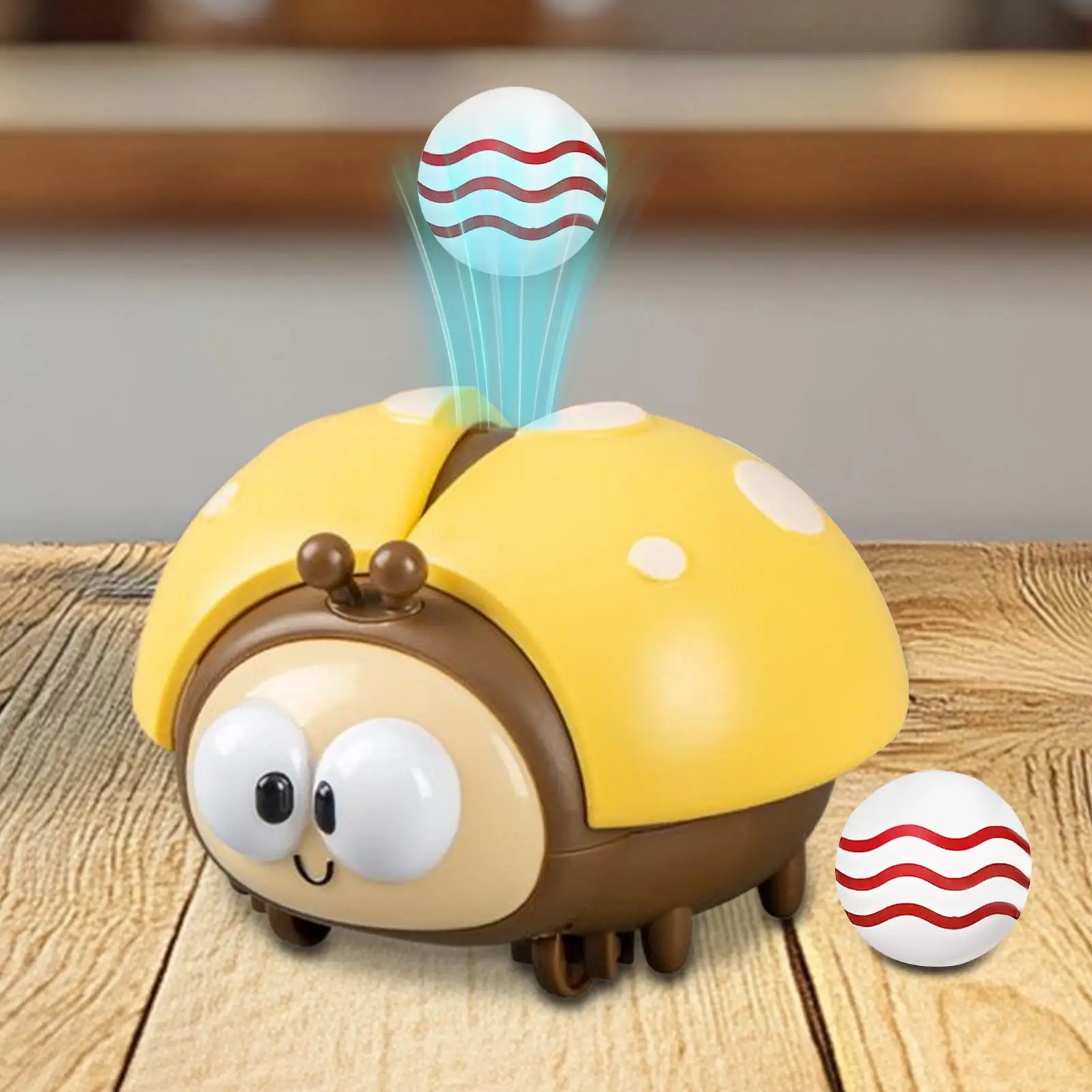 Ballons coccinelle électriques pour enfants, boule flottante, jouet Puzzle coccinelle mignon pour bébé, jouet interactif avec chargeur USB