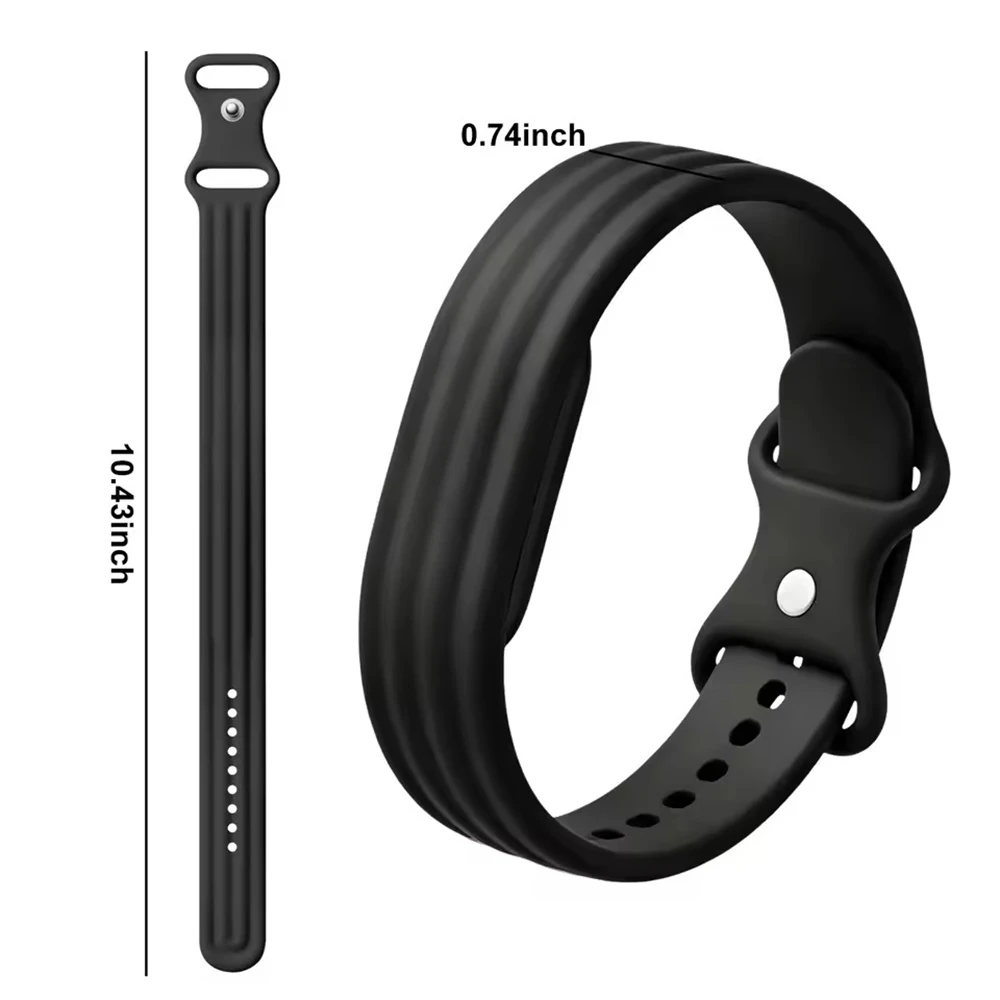 für Google Fitbit Air Silikon+Nylon-Schlaufenarmband für Fitbit Air Fitness Tracker 1:1 Original Sport-Uhrenarmband Armband-Zubehör – Detail 4
