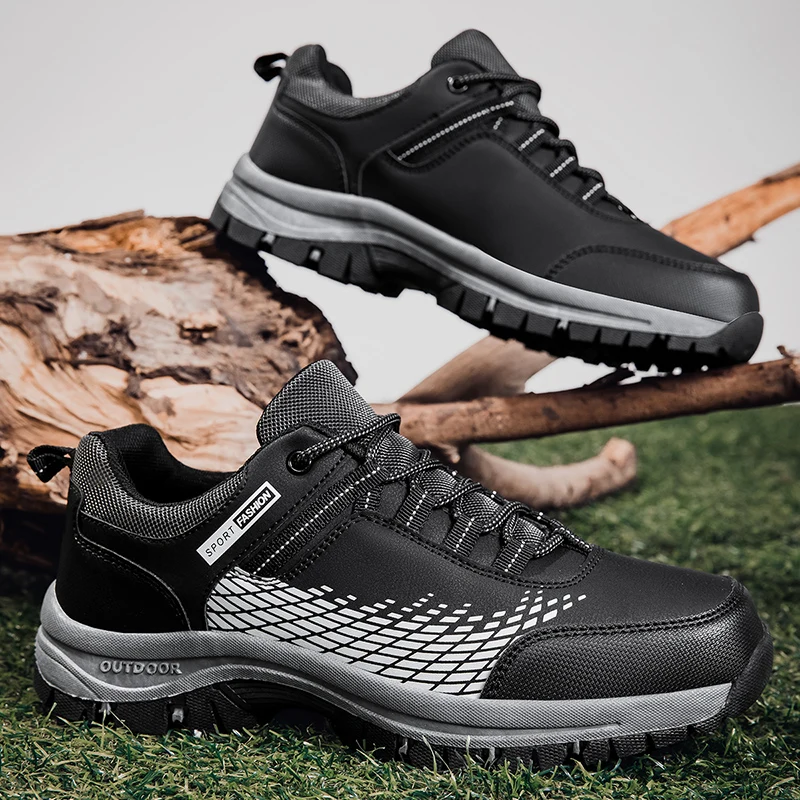 

Мужские водонепроницаемые удобные треккинговые кроссовки, большой размер 46, мужская обувь, уличная мужская походная обувь, легкая повседневная спортивная обувь