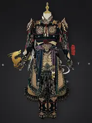 Black Myth Wukong COS Server Game Anime COSPLAY Armor Clothing Chinese Style Armor C Server Full Set Top Gear