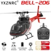 YU XIANG RC 비행기 2.4G 6CH 에일러론리스 시뮬레이션 Bell-206 헬리콥터 브러시리스 모터 6 축 자이로 120M 성인 어린이 장난감 1