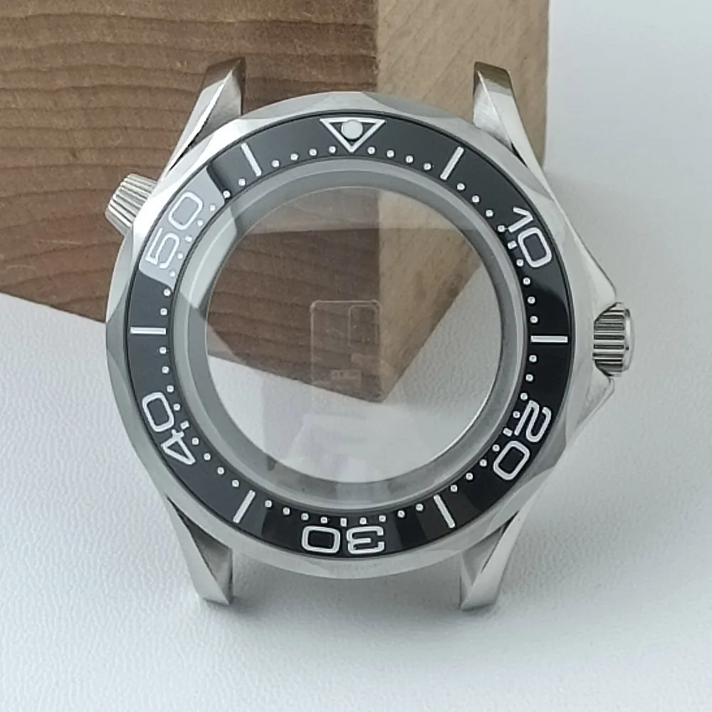 

Мужские часы для дайвинга класса люкс, 42 мм, серебряный корпус, подходят для механизмов NH34/35/NH36, стальной корпус, корпус с сапфировым зеркалом