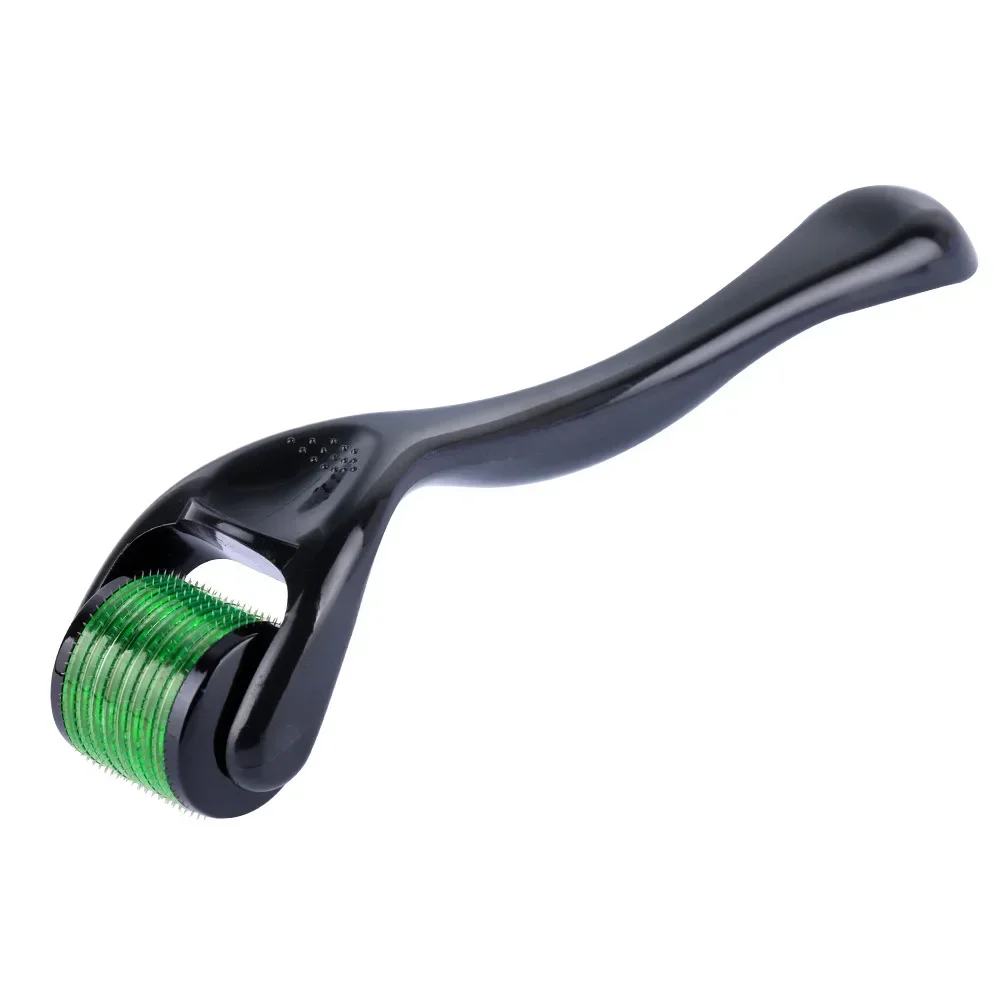 Derma Roller 0.25/0.3mm Needles Length Titanium Dermoroller Black Green Anti-Hair Loss Microniddle Roller for Hair Growth