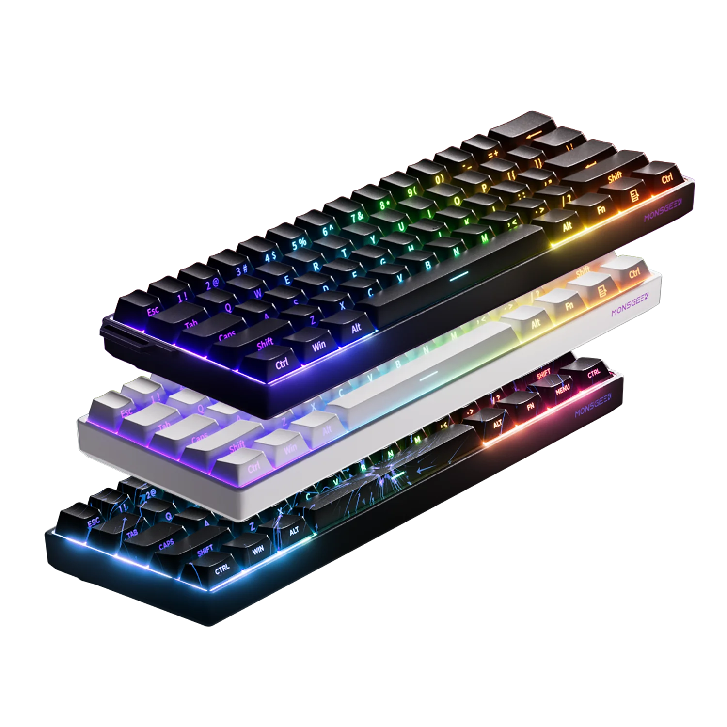 מקלדת מכנית Akko MonsGeek FUN60 (מתגים מגנטיים)