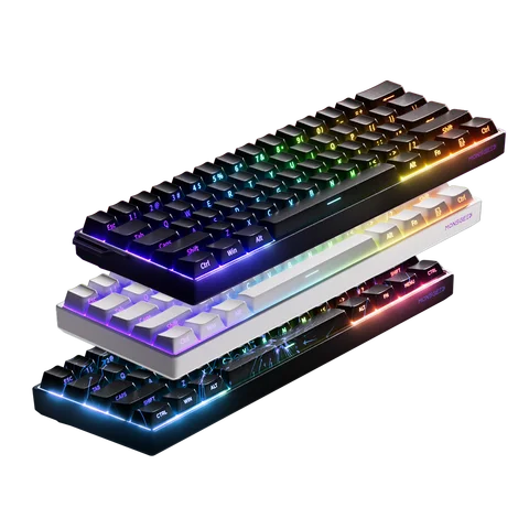 Akko MonsGeek FUN60 Mechanical Keyboard Magnetic Switch 60% Gaming…