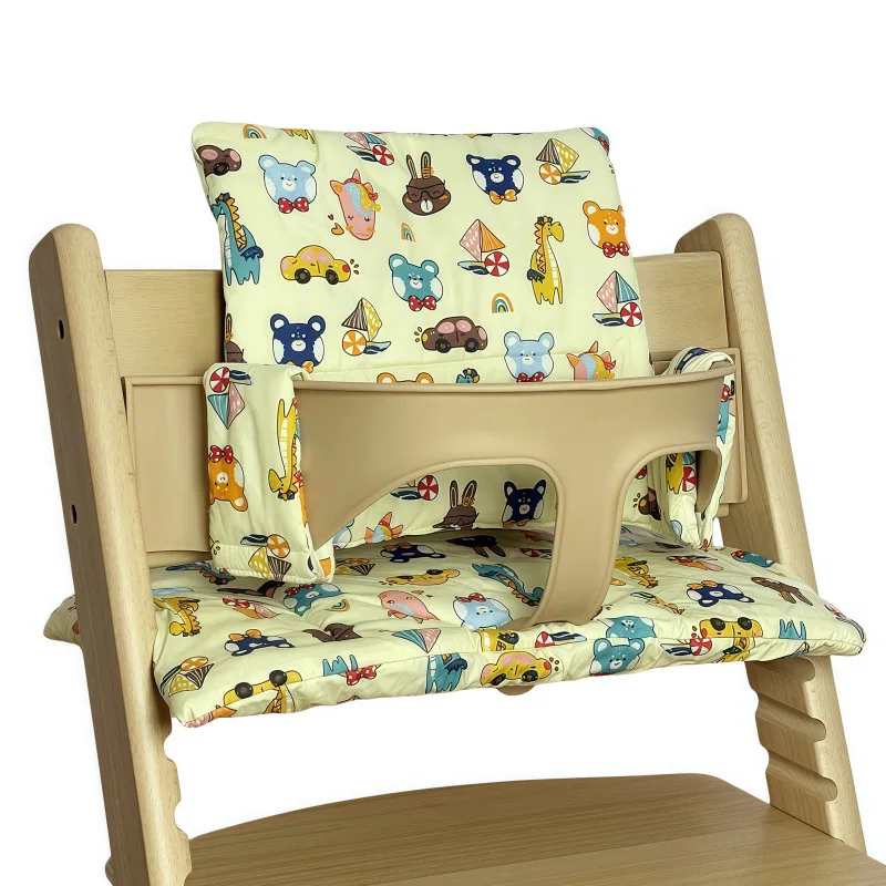 Cotton baby cushion children grow baby dining chair seat cushion waterproof urine material  dining chair cushion