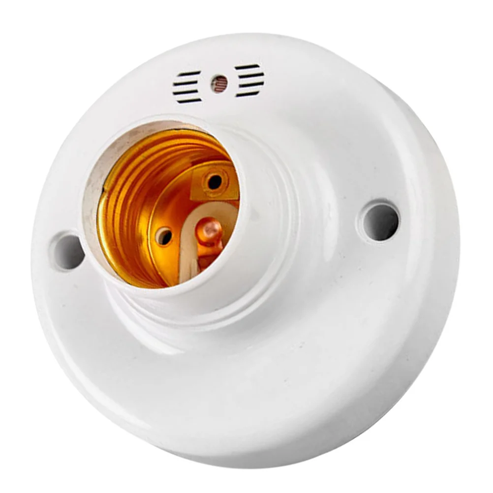 

E27 голосовое управление, цоколь для лампы, держатель лампы, индукционный светильник для домашнего офиса, ресторана, столовой, держатель лампы