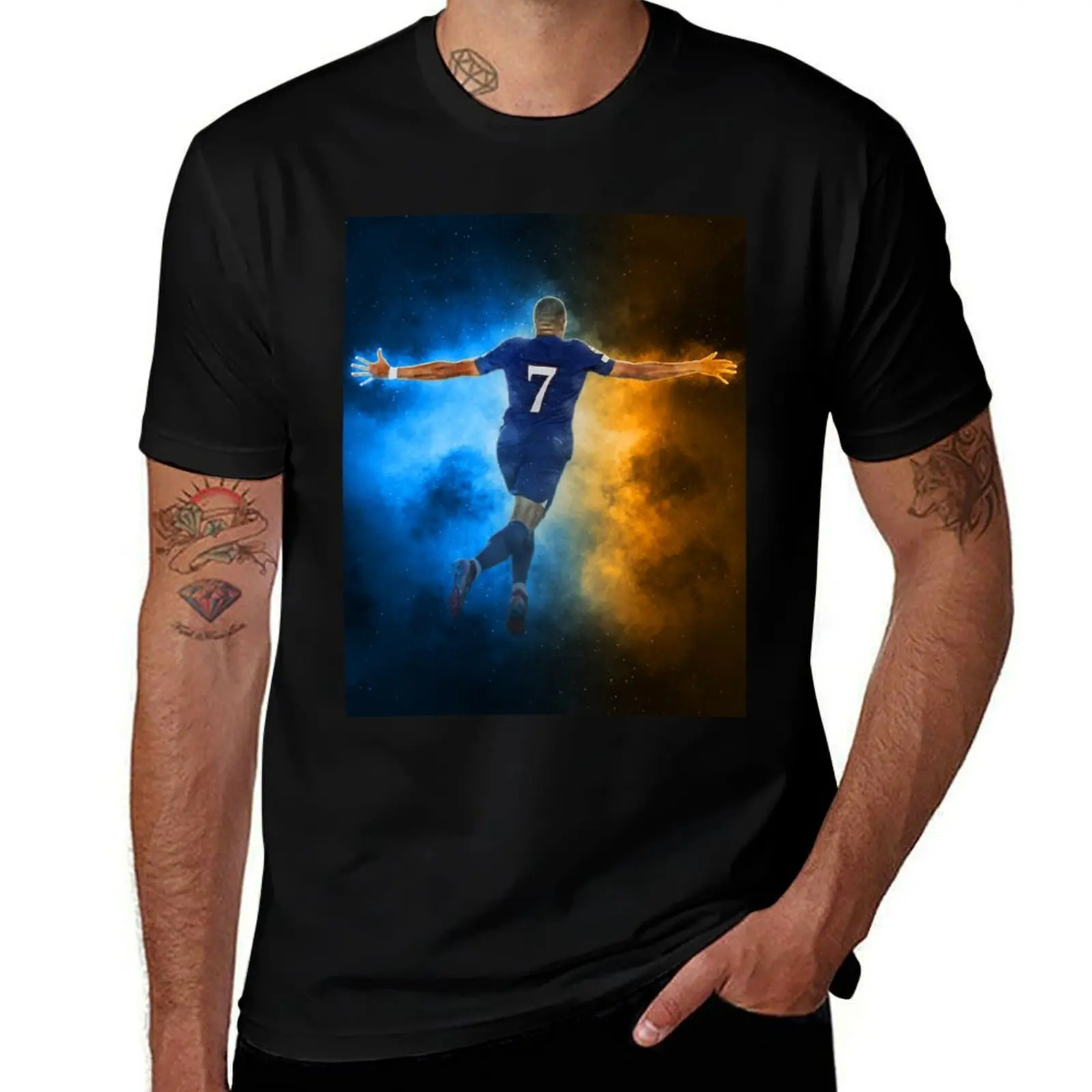 

kylian mbappe goal celebration T-Shirt funny t shirts cotton t shirts for man cotton cotton t shirt pack T-shirt