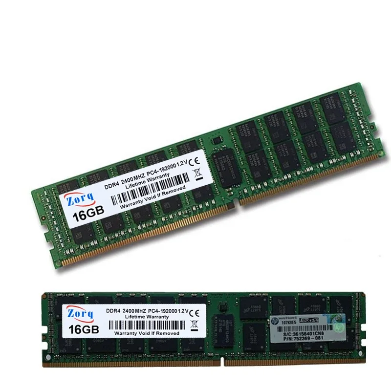 Server Memory DDR4 REG 8GB 16GB 64GB 32GB ECC Ram 2133MHZ 2400MHZ