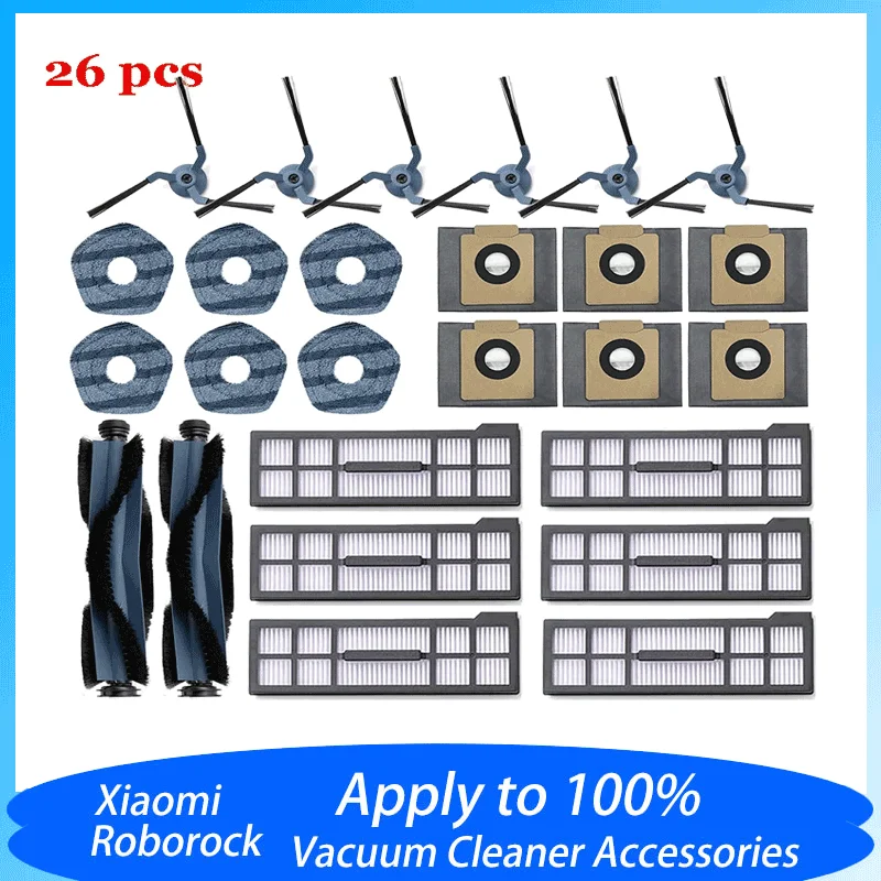 Для Eufy X10 Pro Omni Запчасти для робота-пылесоса основная боковая щетка Швабра Ткань Hepa фильтр пылесборник аксессуары запасные части
