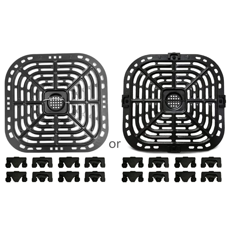 Pelat Crispers Pelapis Panci Panggang CPDD untuk Penggorengan Udara 6qt Instan Mudah Dibersihkan