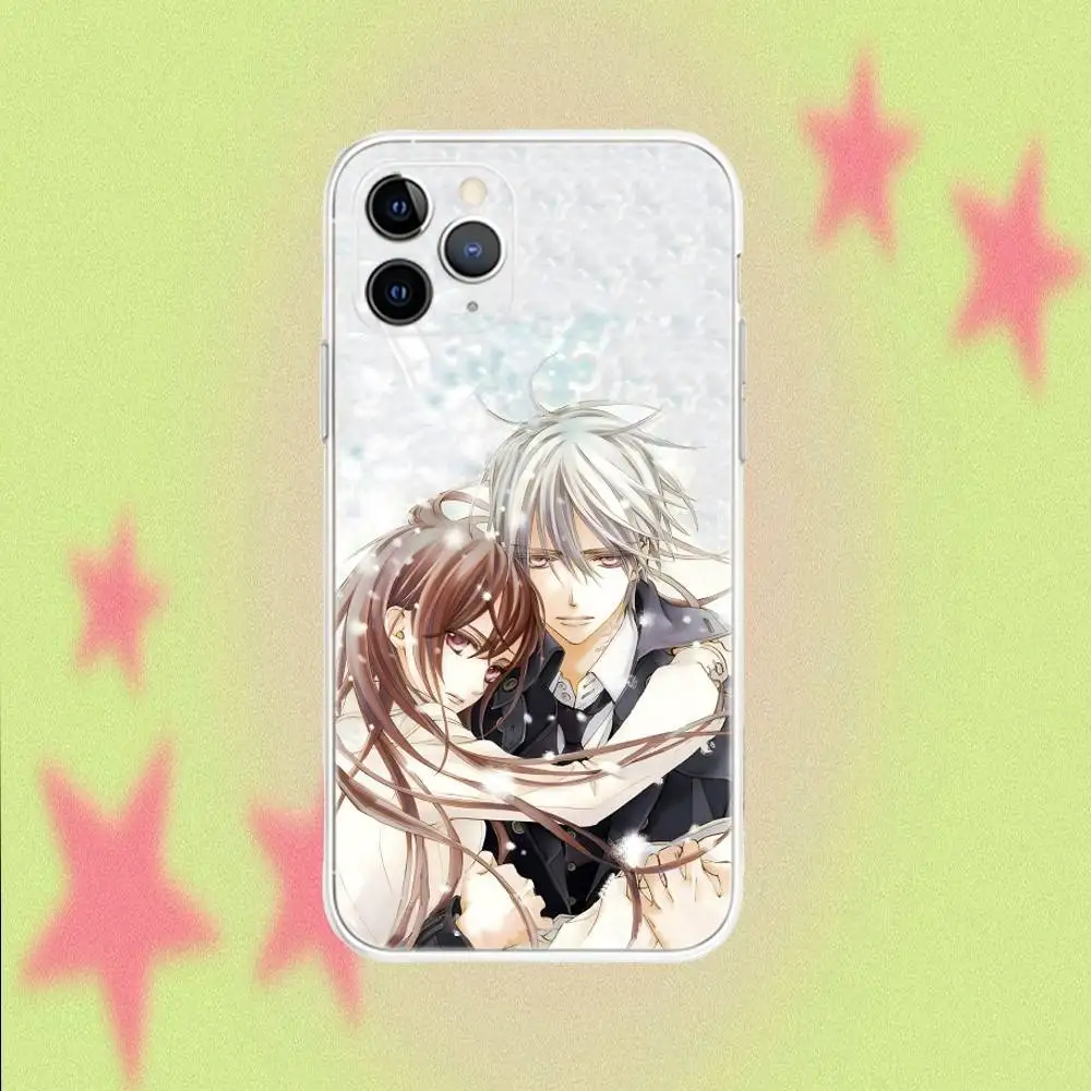 حافظة هاتف Vampire Knight Yuki Zero لهاتف iPhone 16,15,14,13,12,11 Pro,Max,Plus,X,XS,XR,SE,سيليكون شفاف صغير ناعم #3