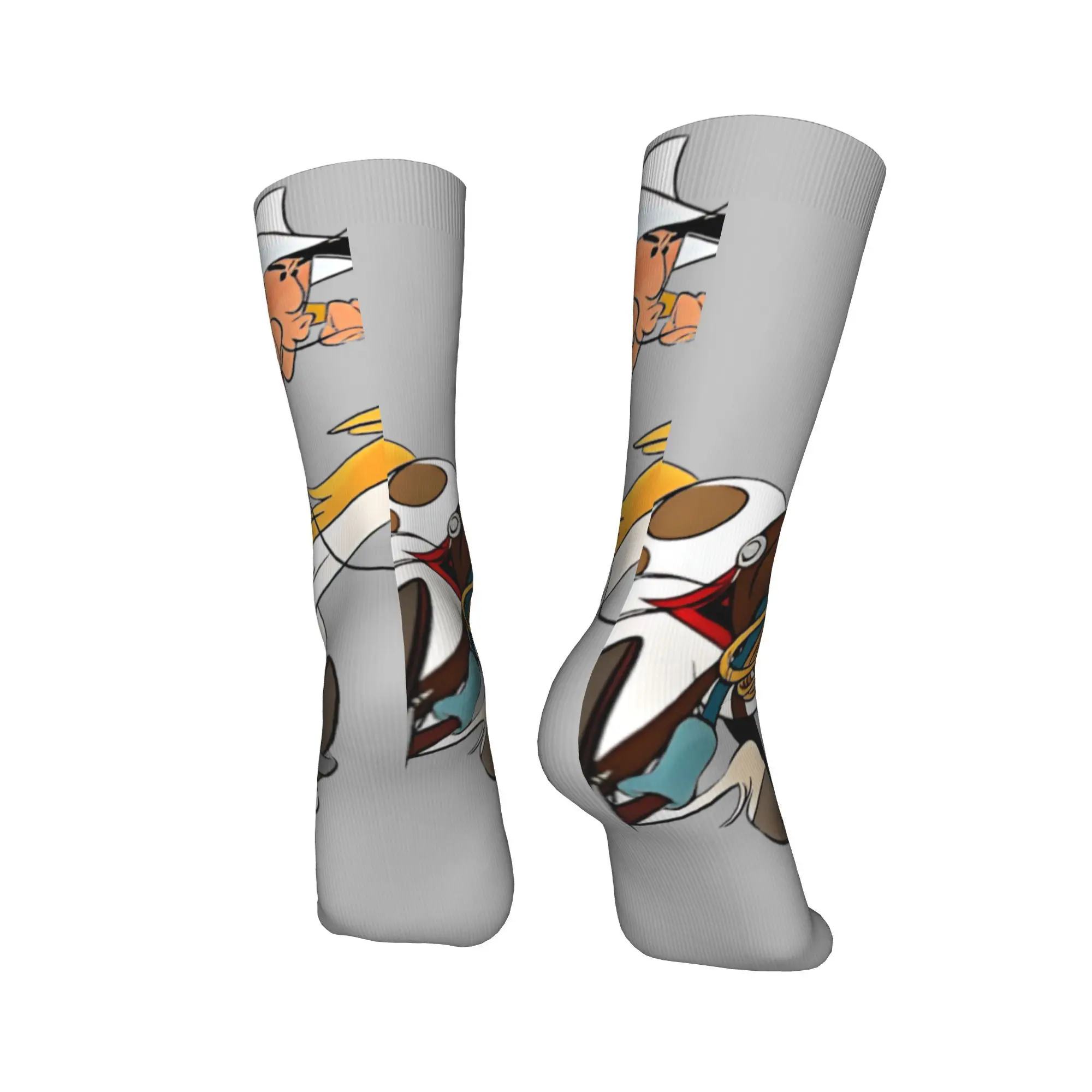 جوارب Lucky Luk للجنسين للرجال، جوارب كلاسيكية مريحة، جوارب شتوية لركوب الدراجات ومضادة للعرق، هدية