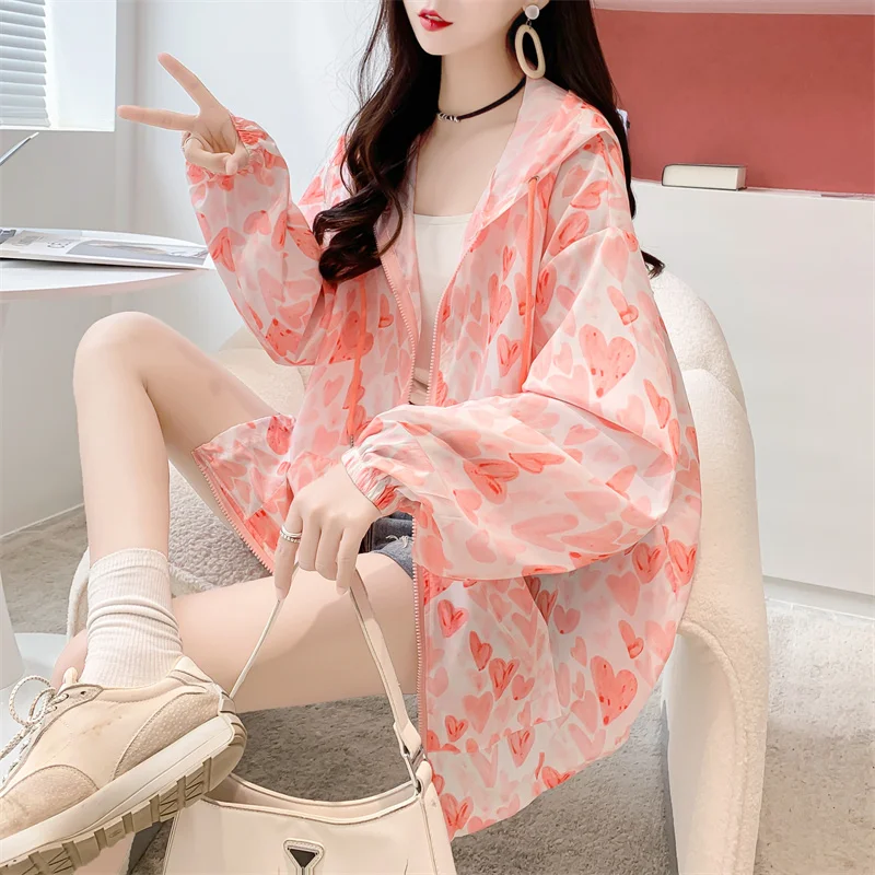 Design Sense Thin Sun Protection Coat for Women's 2024 New Summer Loose and Versatile Fashion High Grade Zipper Coat Commuting