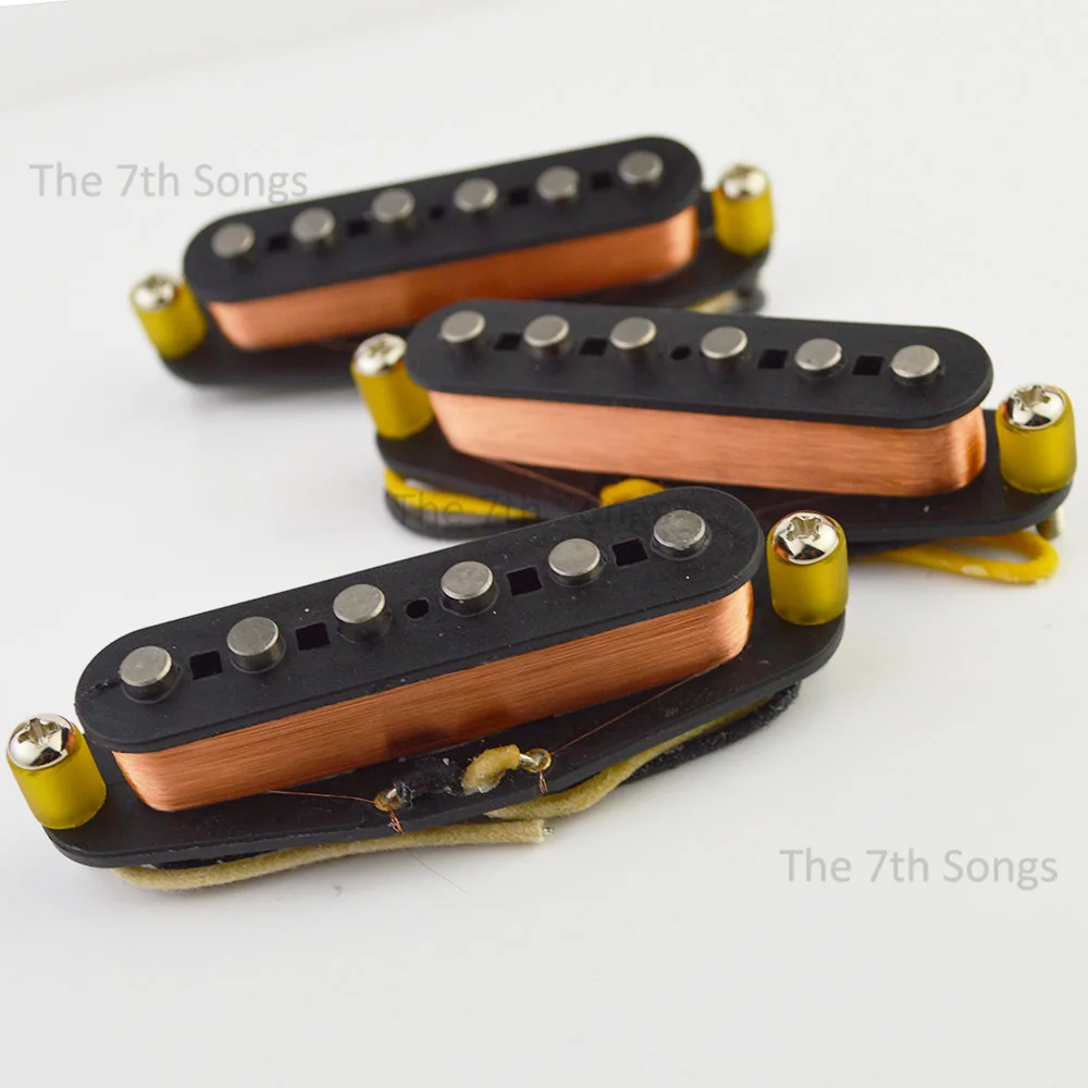Klassische Blues Texas Blues Alnico 5 E-Gitarre SSS ST Single Coil Tonabnehmer 60er Blues n Rock Heavy Build Coil – Detail 13