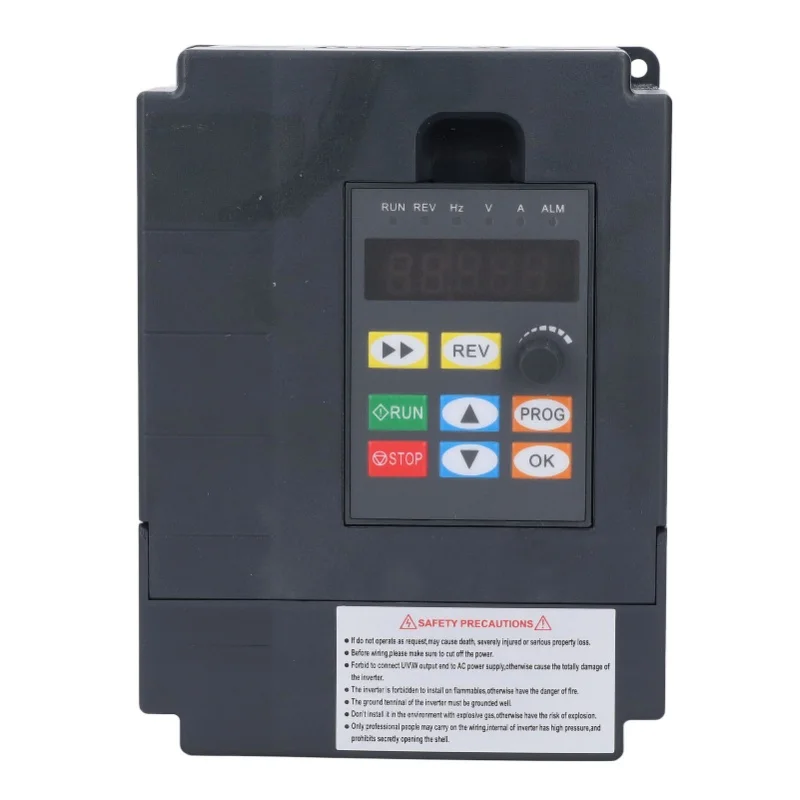 

Variable Frequency Drive 1PH AC220V Input 3PH AC0-220V Output 2.2KW Universal Small Inverter For Lathe Fan Motor