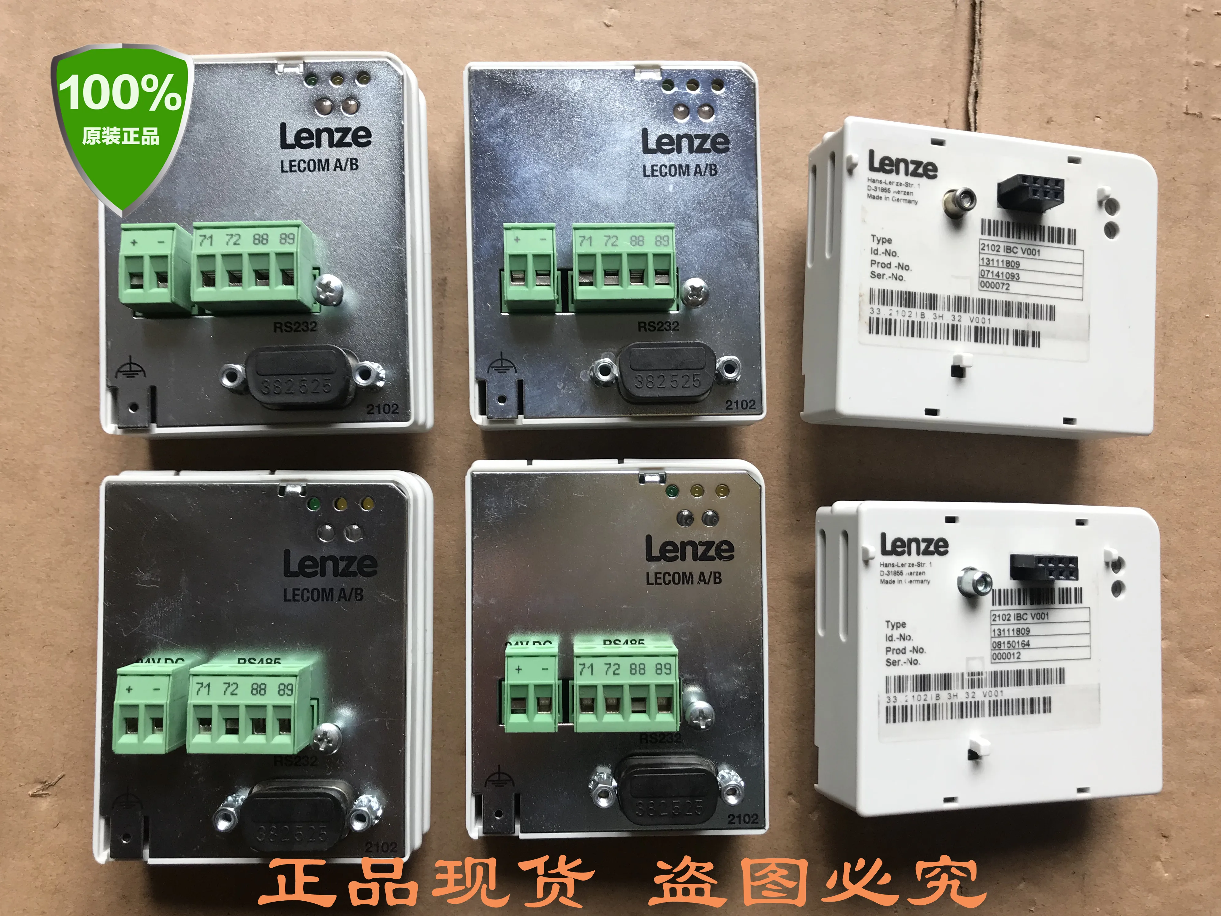 Lenze frequency converter LECOM A/B module EMF2102IBCV001, 2102 IBC V001