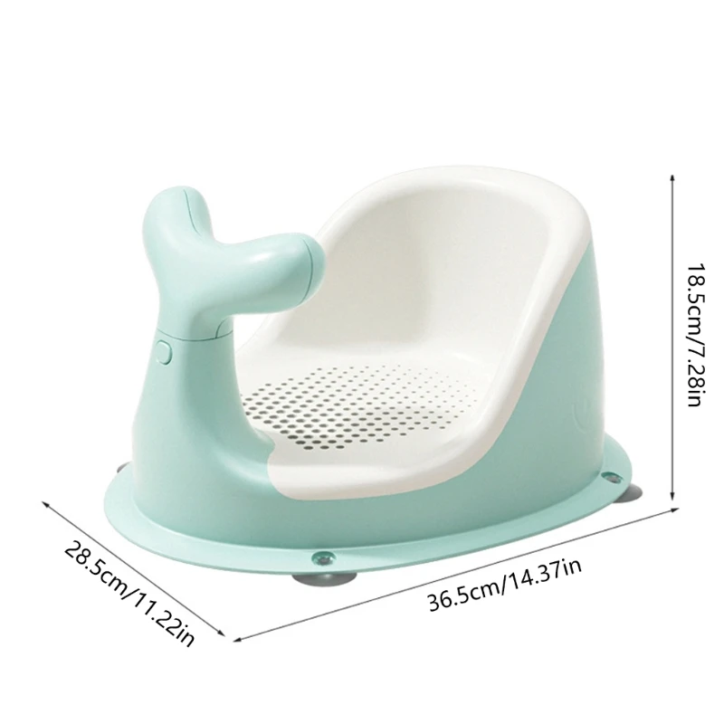 B2EB Asiento baño para bebé, asiento bañera seguridad para niño y niña, silla para bañera