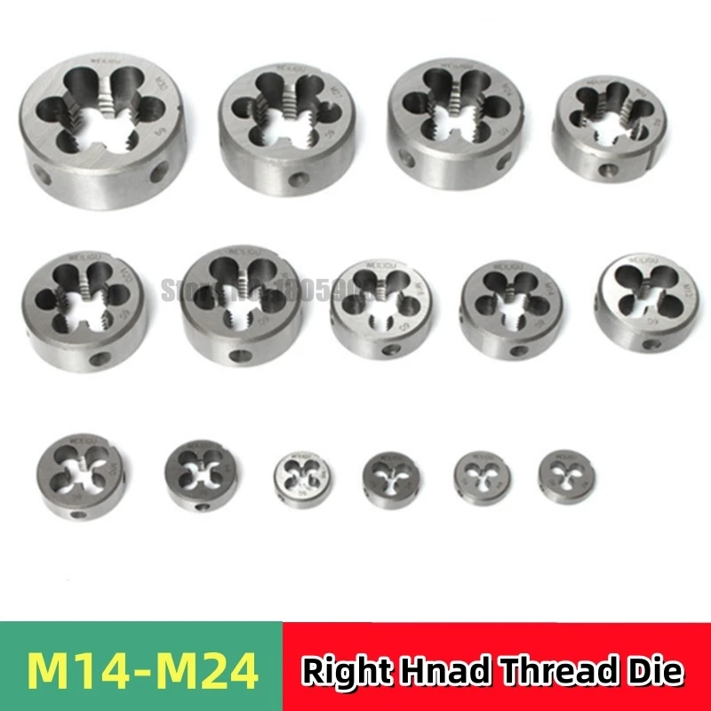 

1PCS M14-M24 Thread Cutting Die Round Threading Dies for Metalworking M14 M15 M16 M17 M18 M19 M20 M21 M22 M23 M24