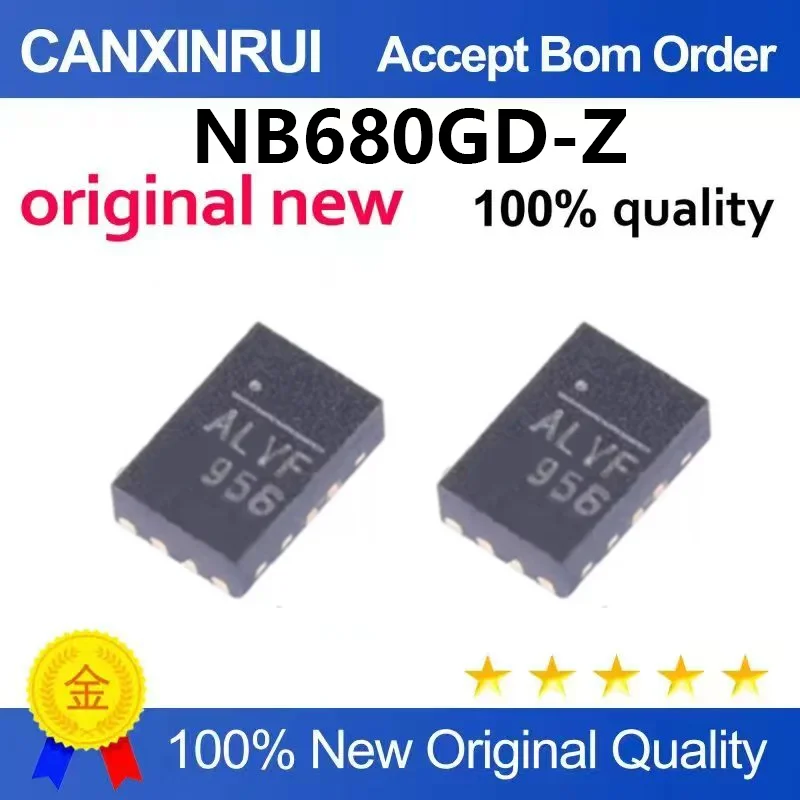 （5pcs-100pcs）Brand new original NB680GD NB680GD-Z silk screen ALV * QFN-12 power management chip