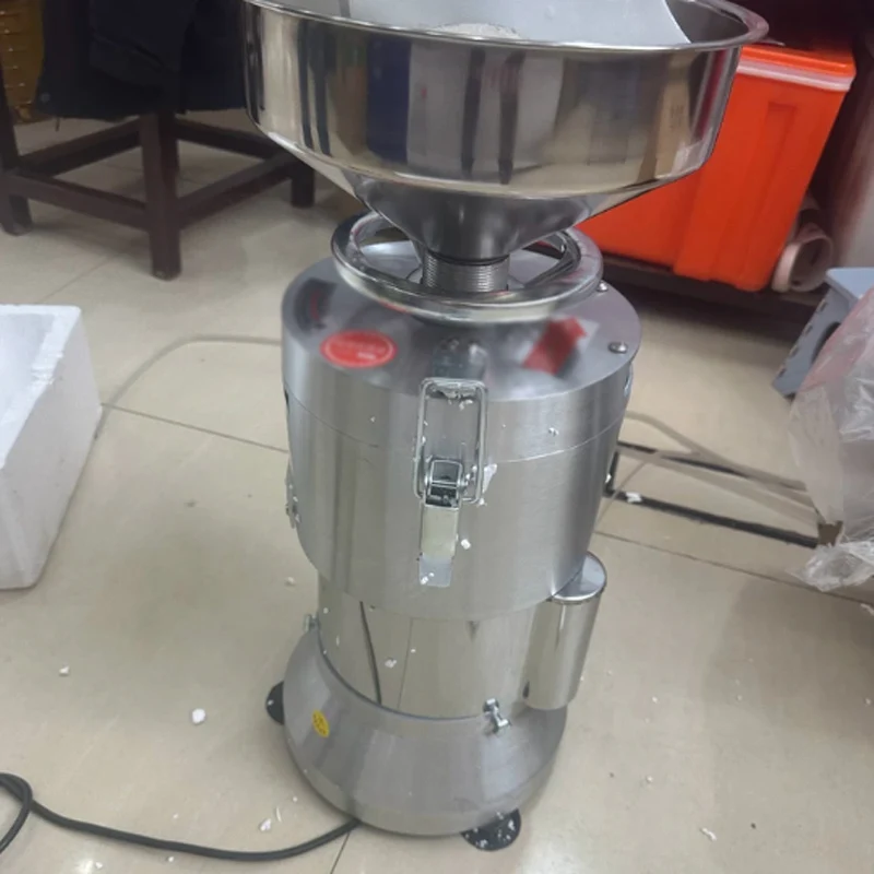 High Productivity Industrial Stainless Steel Soy Milk Making Machine Dregs Separator and Grinder with Motor Core Component