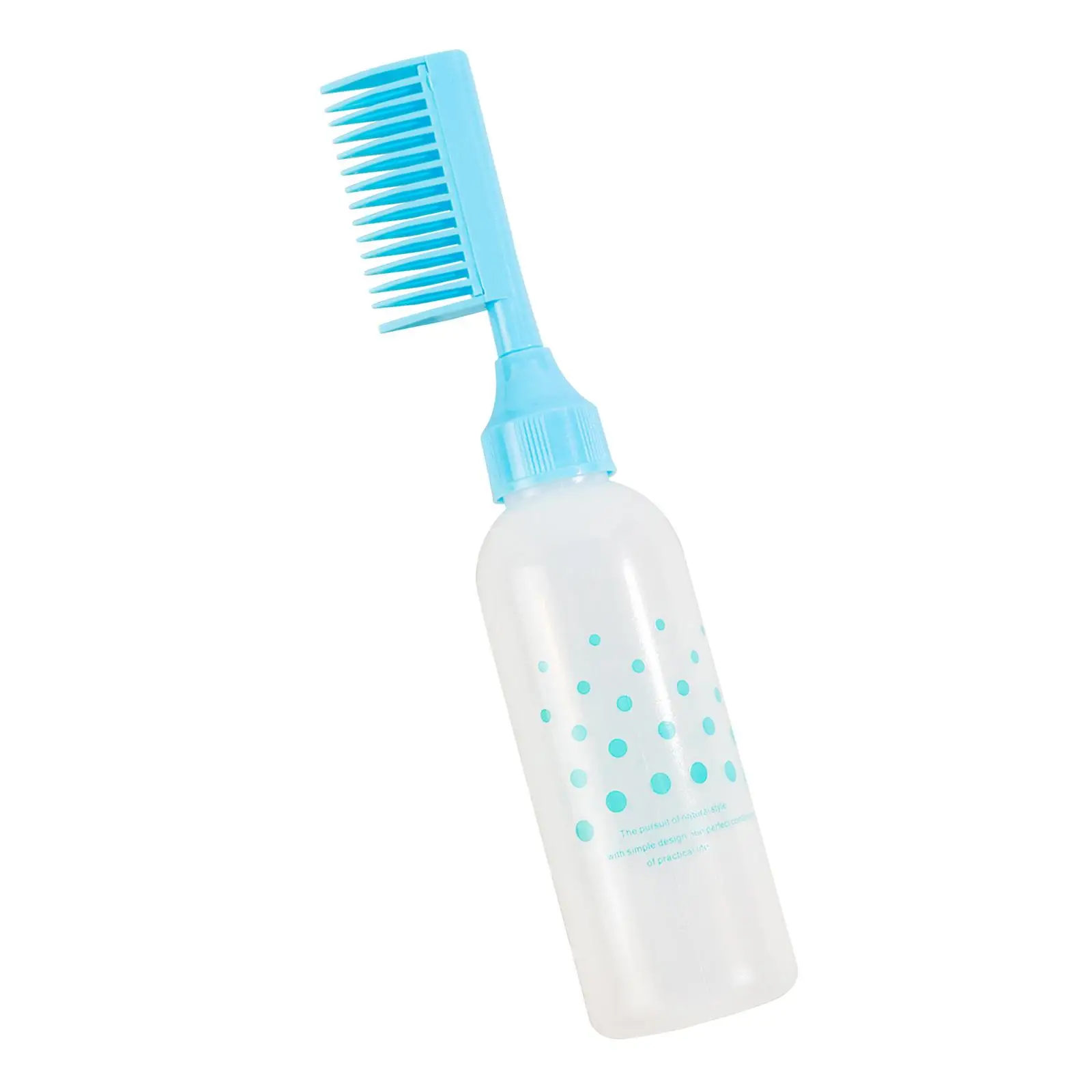 Graduated Scale Applicator Bottle Root Comb Oiling Hair Dye Dispenser Brush for Salon Shop Home Uniform Coloring