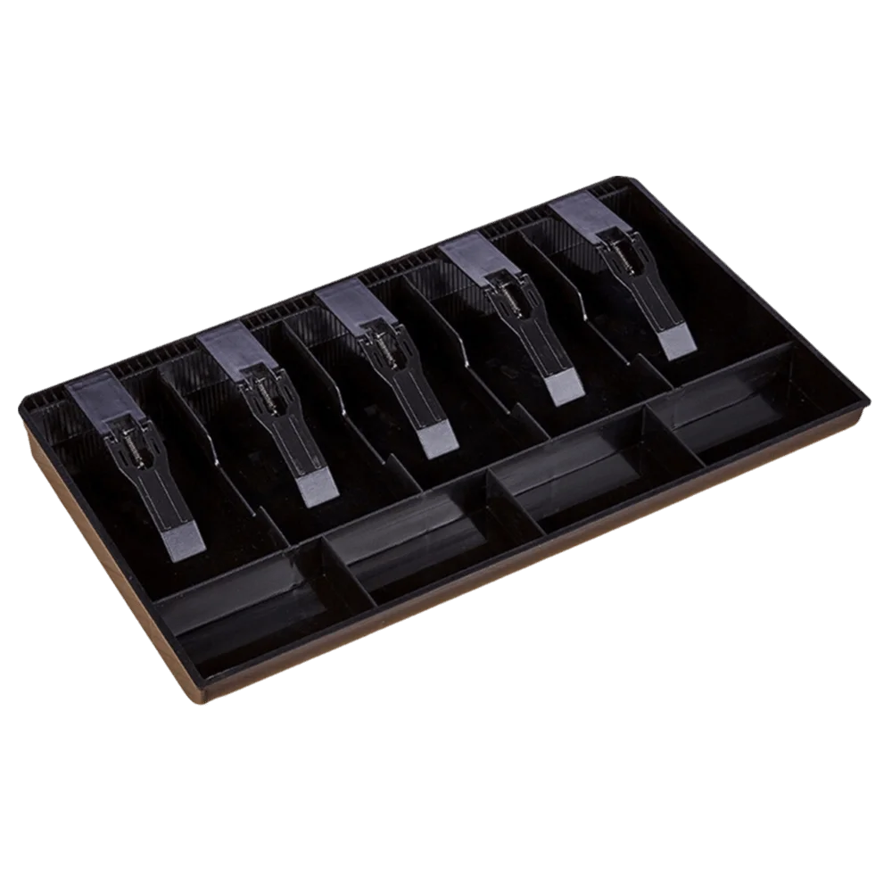 

Durable Multi-grids Cashier Box Multifunctional Black Drawer Cash Register Plastic ABS Saving Space Drawer Insert Tray For Shop