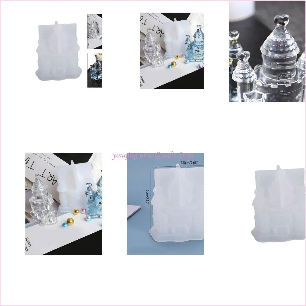 

57QA Castle DIY Cake Props Birthday Party Decor Celebration for Boy Girls