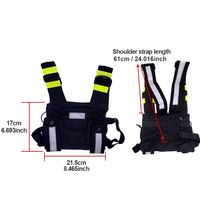 Tactical Chest Bag Double Mouth Backpack Multifunctional Walkie-Talkie Camouflage Chest Bag Radio Uv-5r Chest Harness Bags