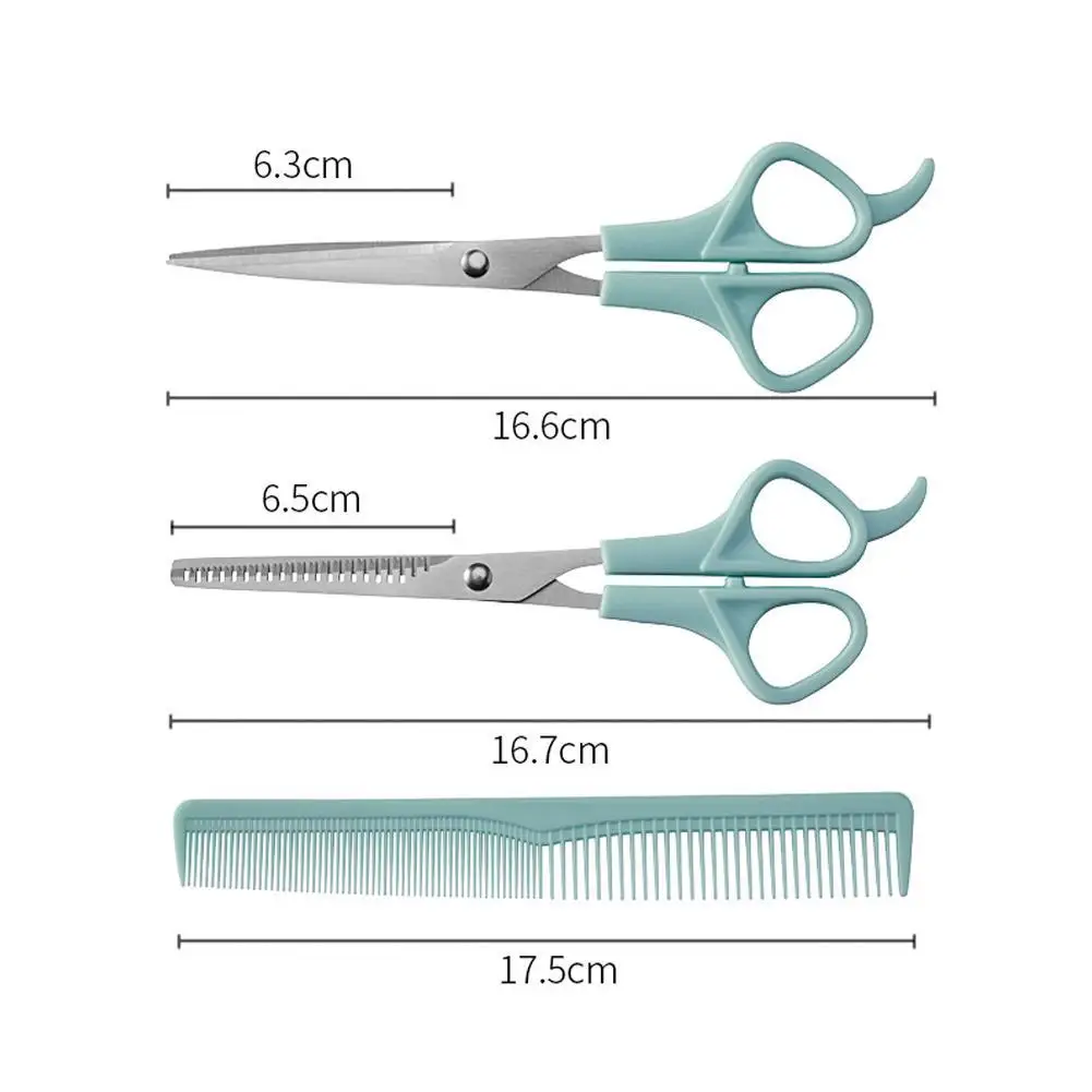 

Household Hairdressing Scissors Thinning Shears Hair Cutting Barber Scissors Flat Tooth Scissor Comb 3pcs Set Hair Styling Tools