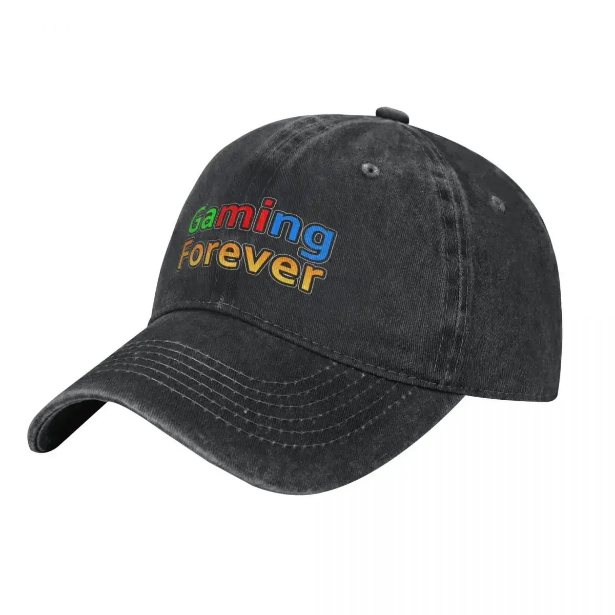 Gaming forever logo Baseball Cap fishing caps man Ball Cap Fashion Beach Hat Man Luxury Women's Hats Men's