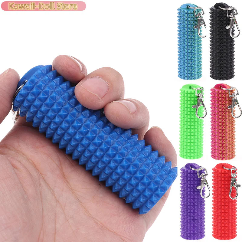 1 قطعة 6.5/8.5 سنتيمتر شائك جريبي ستيم لعبة مع سلسلة قلادة لتخفيف القلق إيجابية الجدة جيب صغير لعبة تململ صغيرة #1