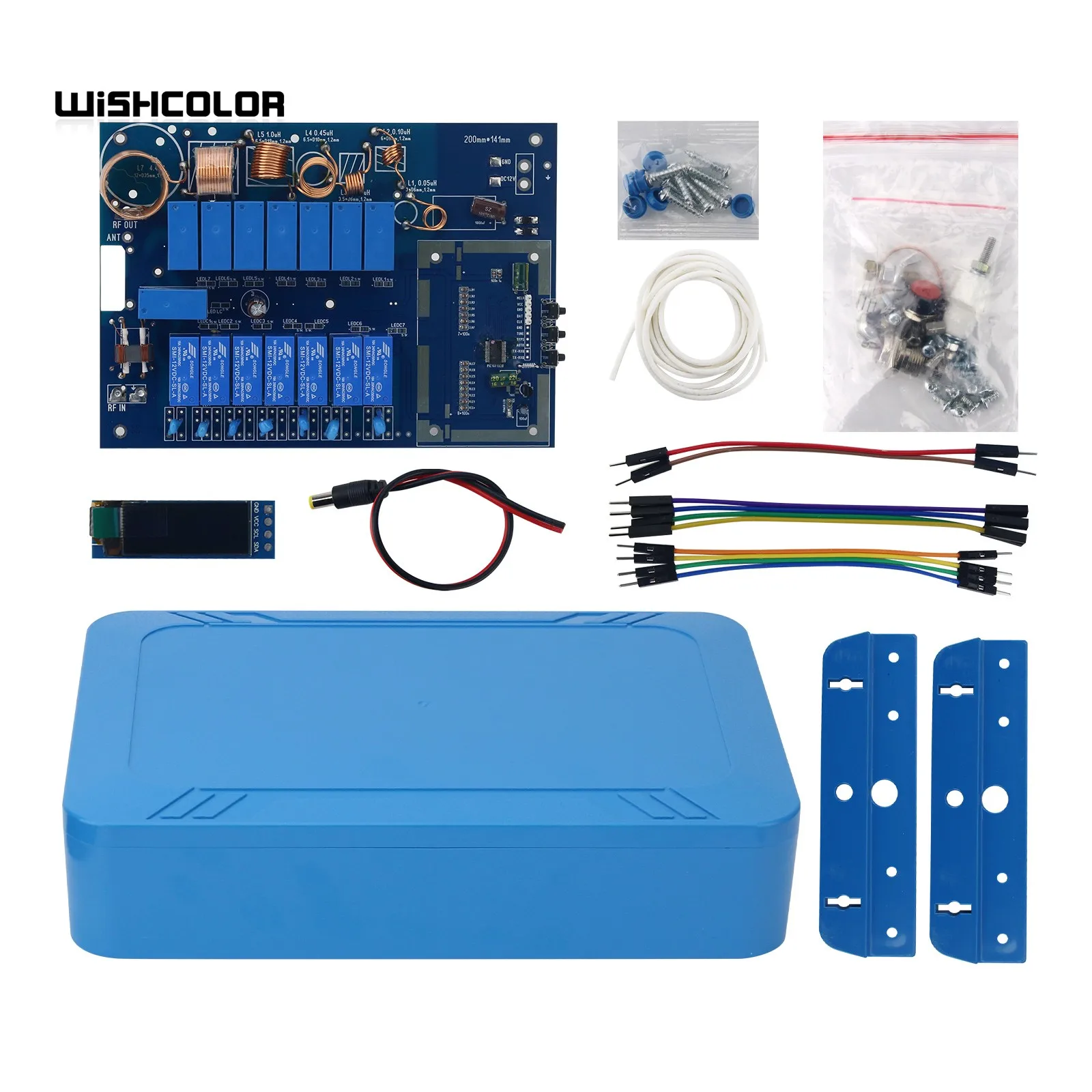 

HamGeek Atu-150 1.9-54MHz HF Antenna Tuner Automatic Antenna Tuner 150W HF Tuner DIY Kit