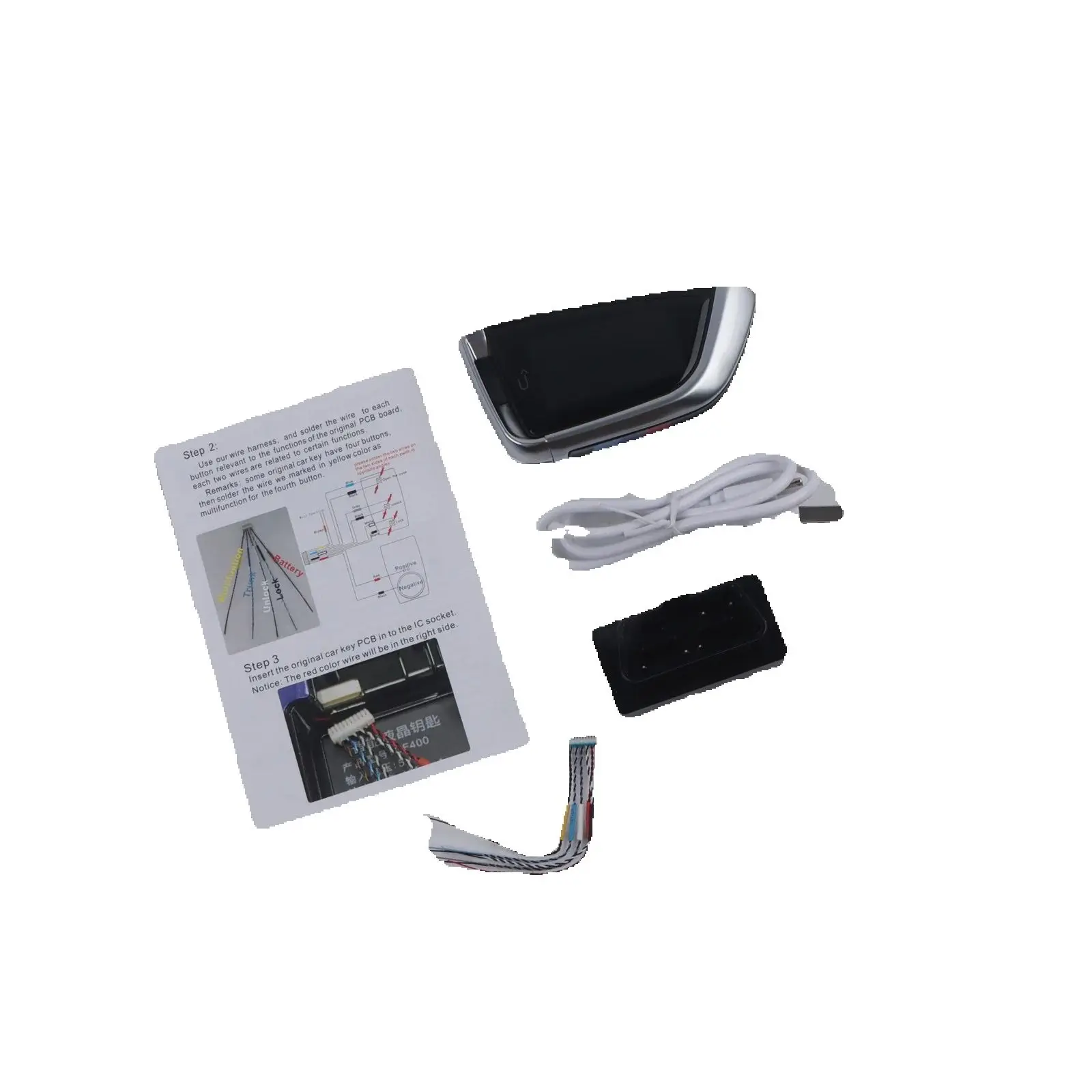 

1pc Smart Key Fob For 2018-2023 For Toyota Camry Corolla Rav4 433MHz FCC ID HYQ14FBC-S