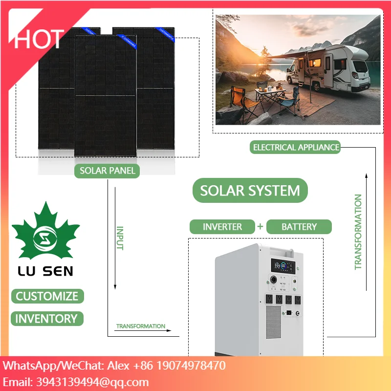 

All-In-One Rechargeable 51.2V Lithium LiFePO4 Battery 10-20kW Inverter Hybrid Grid Compatible CAN Communication IP65 BMS 100Ah
