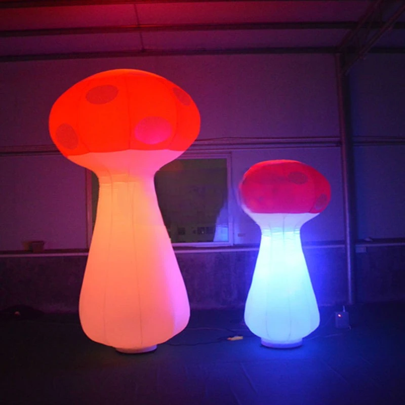 Mushroom Giant Inflatable Decoration with Led Light Remote Controller Inflatable Mushroom for Event Wedding Party Decor